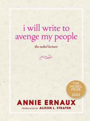 cover image of I Will Write to Avenge My People